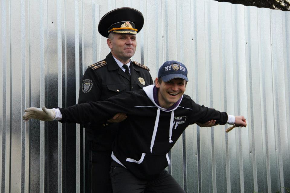 возной со стражем порядка Титаник