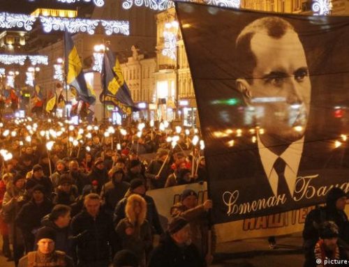 Hundreds march in Ukraine in annual tribute to controversial Nazi collaborator