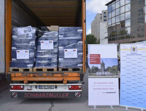 The city of Mannheim has again given aid to Chisinau to support refugees