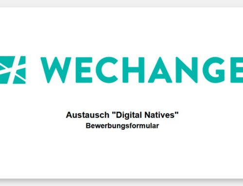 Wechange eG invites young people to participate in the “Digital Natives” exchange