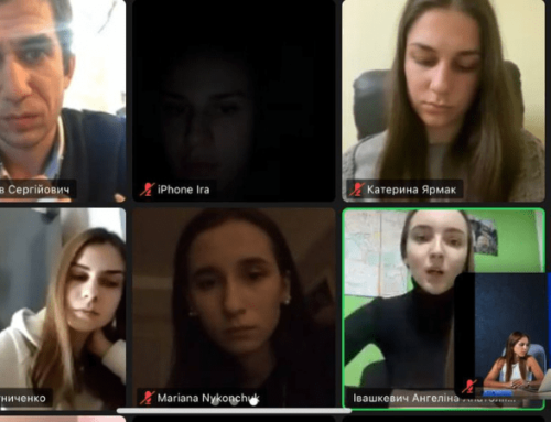 IAC ISHR hält ein Treffen mit Studenten der Borys Grintschenko Kyiw Universität ab