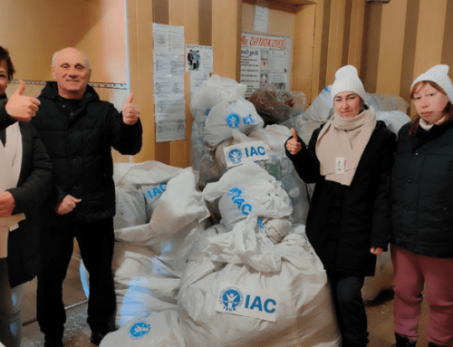 ISHR team continues to bring light and warmth to Ukrainians