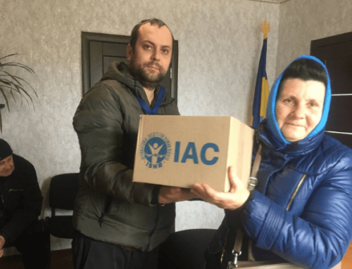 ISHR team distributes hygiene kits and medicines to people in need