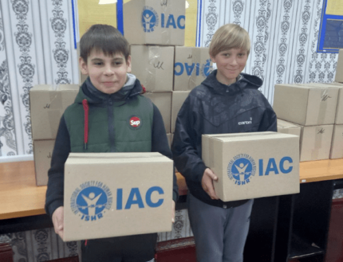 ISHR team helps Ukrainian schools and communities
