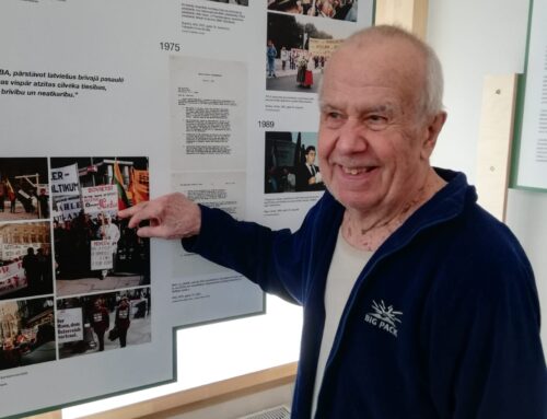 Im Museum mit einer Legende