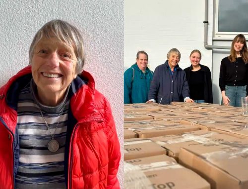 On 31 March, humanitarian aid for Ukraine was loaded under the supervision of Karin Müller-Kinet