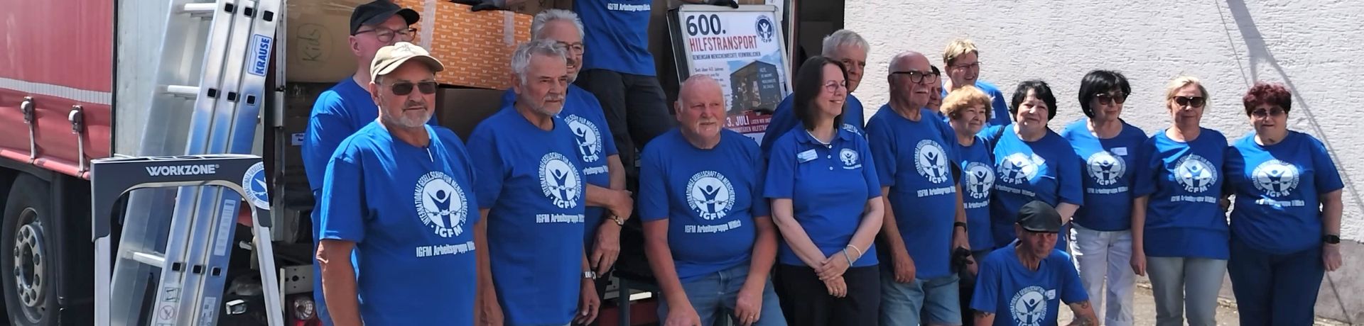 Header 600. Hilfstransport der IGFM Wittlich