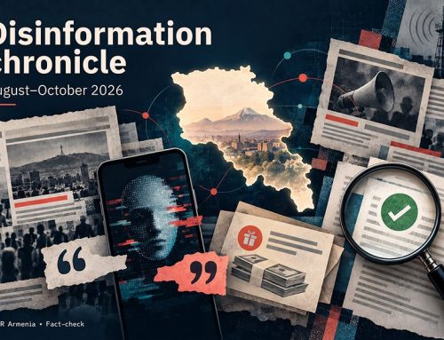Chronicle of disinformation and manipulation in Armenia August–October 7, 2026