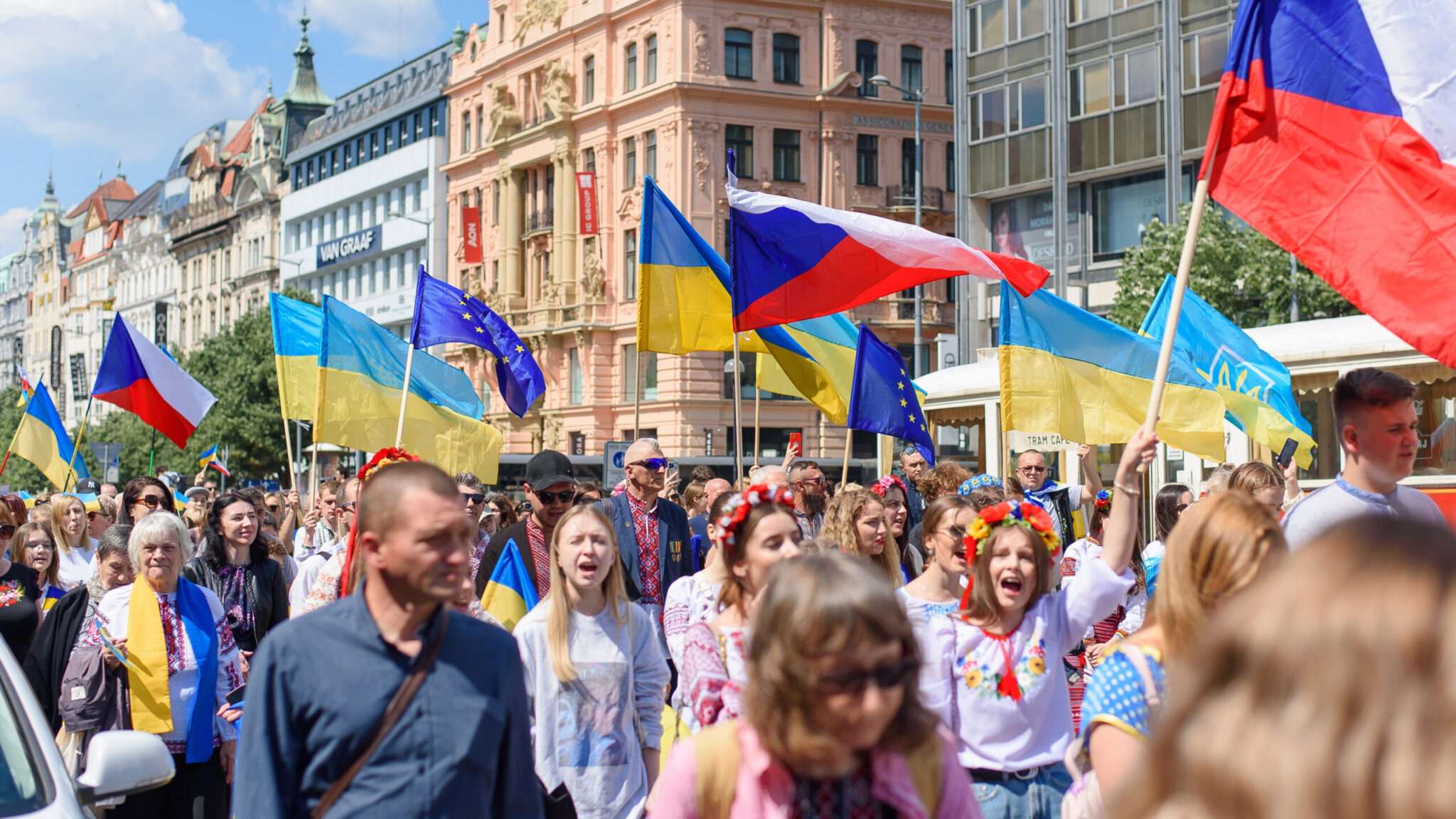 Беженцы с Украины в Чехии
